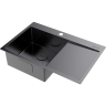 Мойка OMOIKIRI AKISAME 78-GM-L нерж.сталь/вороненая сталь 4973099